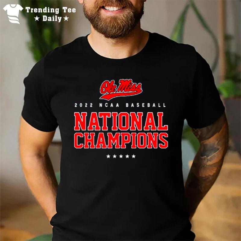 Ole Miss 2022 Baseball National Champions T-Shirt