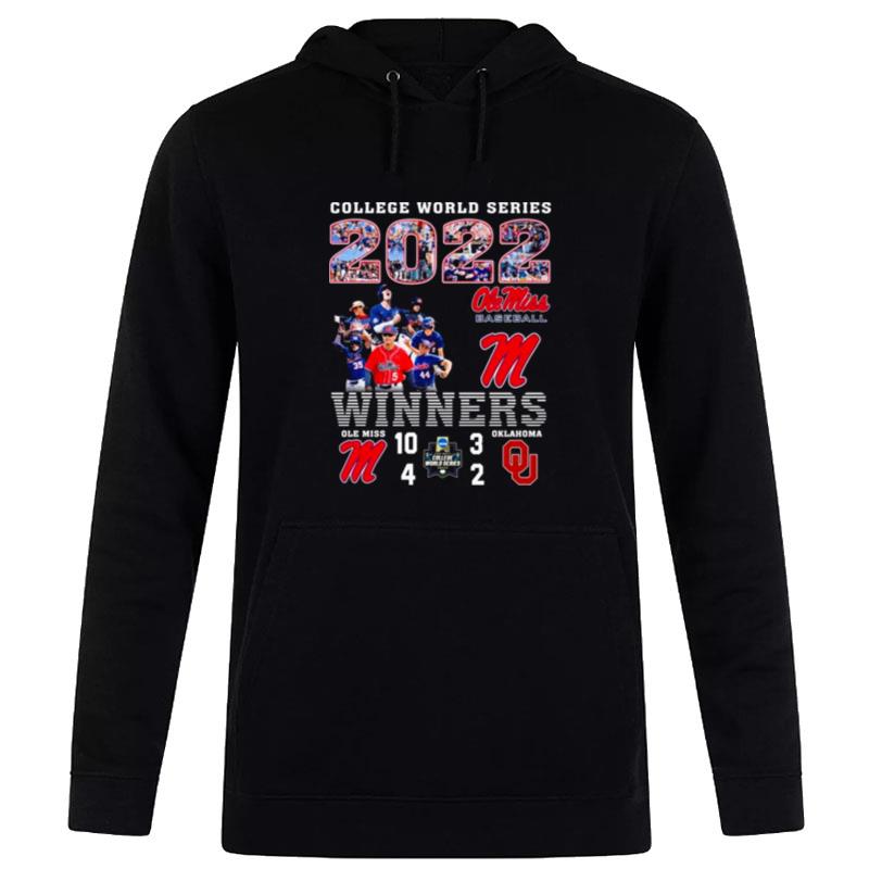 Ole Miss Baseball Ncaa Cws 2022 Winners Ole Miss Vs Oklahoma Hoodie