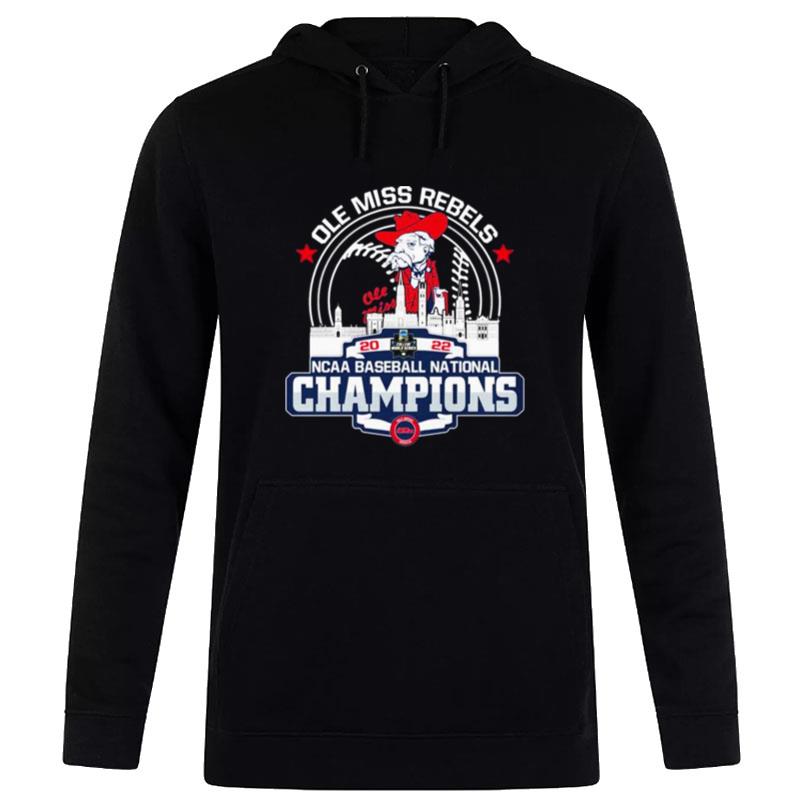 Ole Miss Logo Ncaa Baseball National Champions 2022 Ole Miss Rebels Hoodie