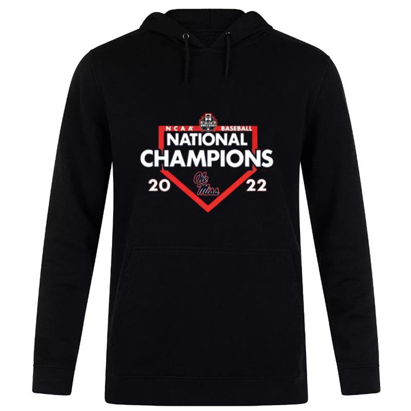 Ole Miss Rebels 2022 Ncaa Baseball College World Series Champions Schedule Hoodie