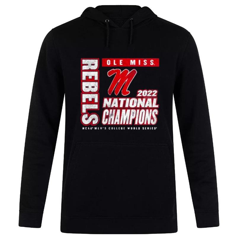 Ole Miss Rebels 2022 Ncaa Baseball College World Series Champions Unisex Gift Fan Hoodie