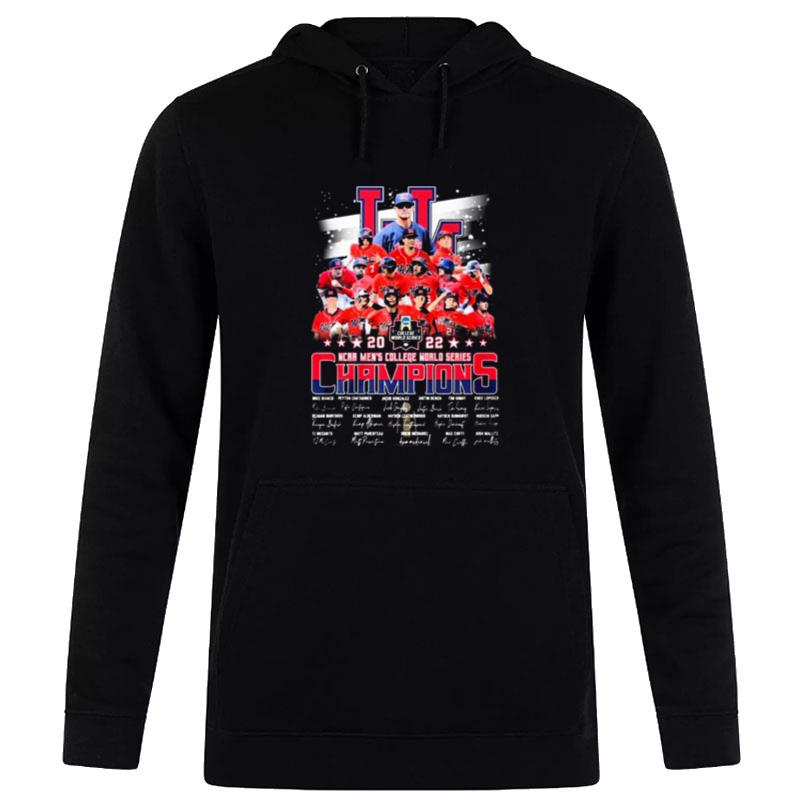 Ole Miss Rebels Baseball Team 2022 Ncaa Cws Champions Signatures Hoodie