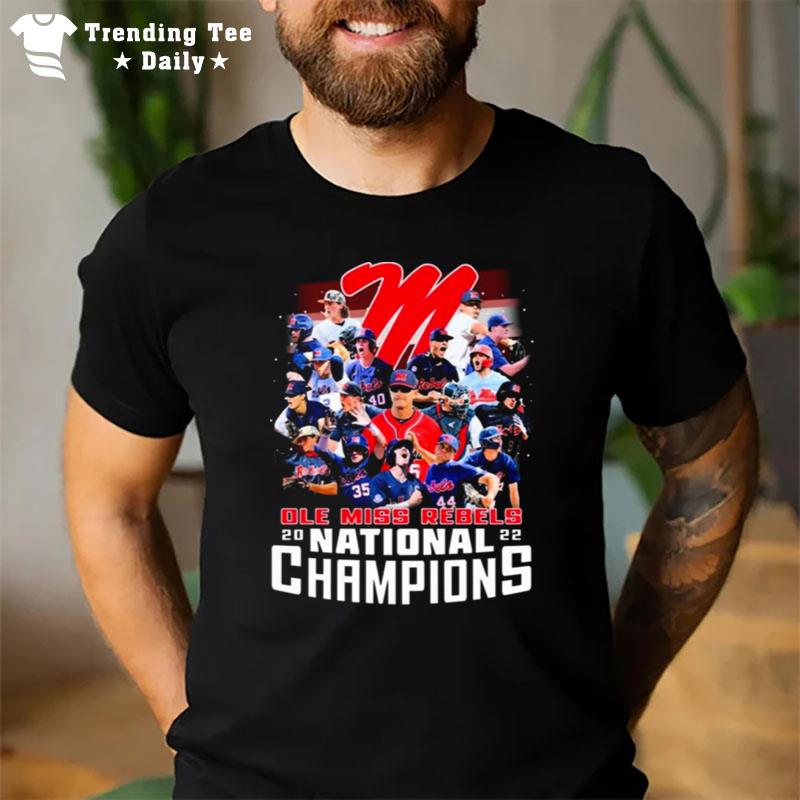 Ole Miss Rebels Team 2022 National Champions T-Shirt