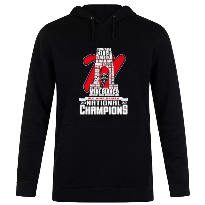 Ole Miss Rebels Team Name 2022 National Champions Hoodie