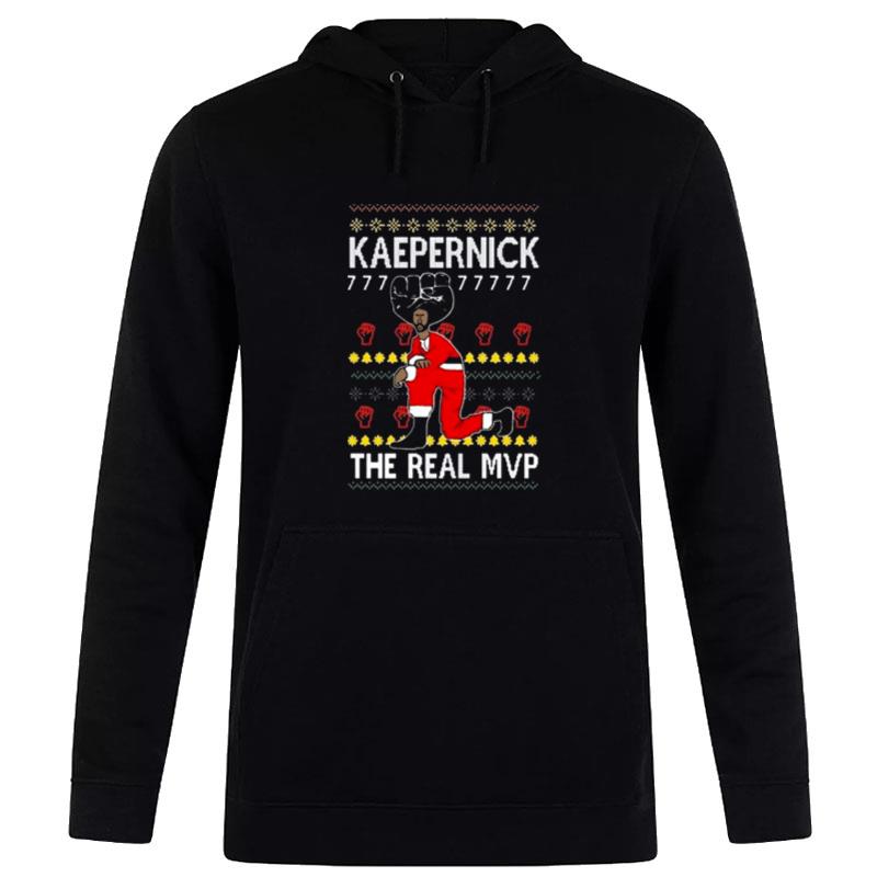 On Sale Today Kaepernick The Real Mvp Xmas Hoodie