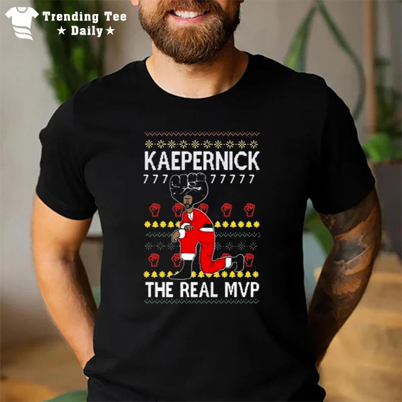 On Sale Today Kaepernick The Real Mvp Xmas T-Shirt