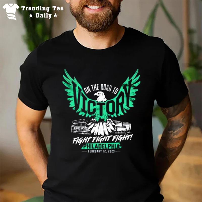 On The Road To Victory Philadelphia Victory T-Shirt