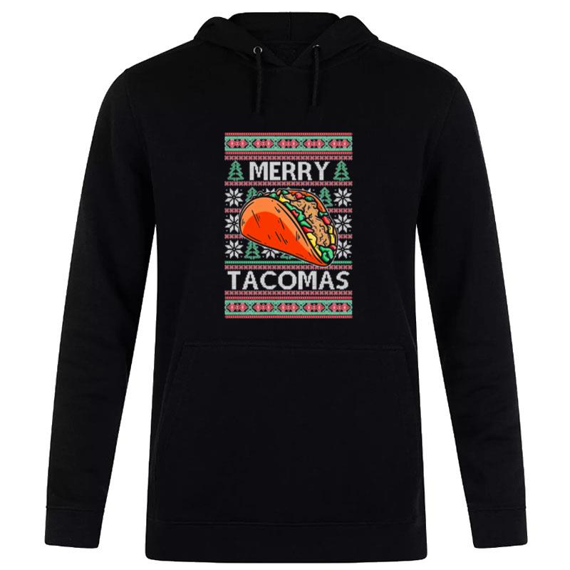 Oncoast Merry Tacomas Ugly Christmas Hoodie