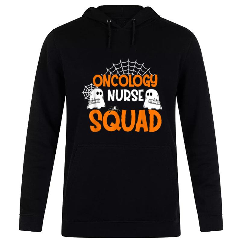 Oncology Nurse Squad Cute Nurse Ghost Halloween Costume Hoodie