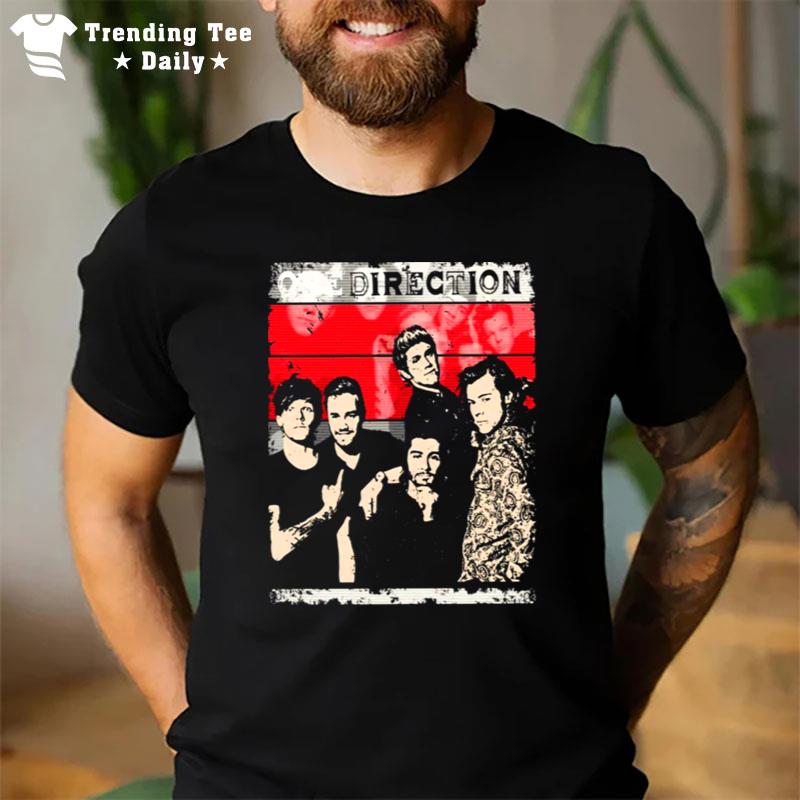 One Direction Pop Rock Band Vintage Ar T-Shirt