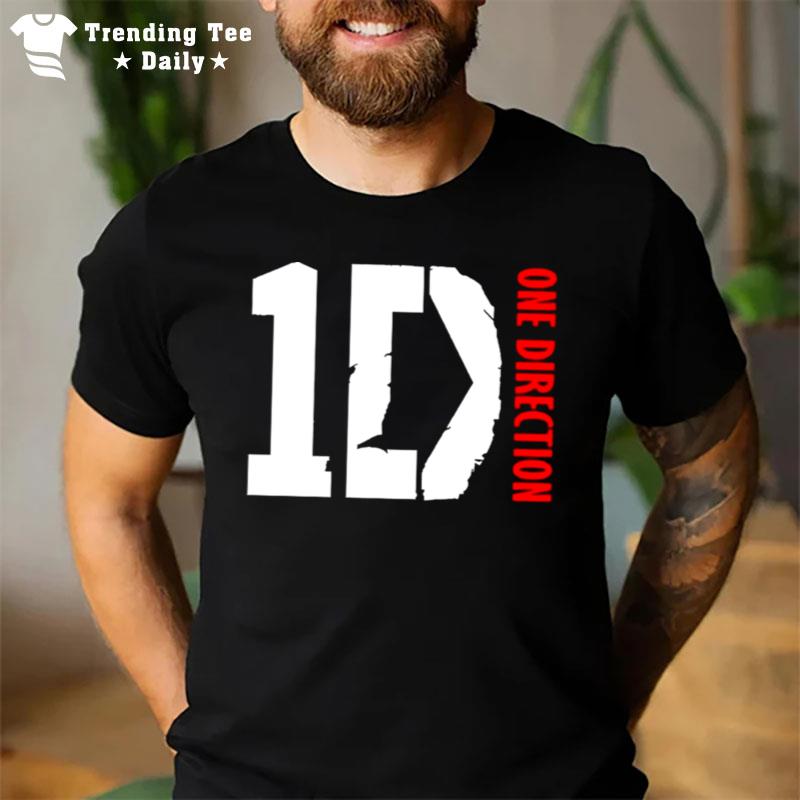 One Direction White And Red T-Shirt