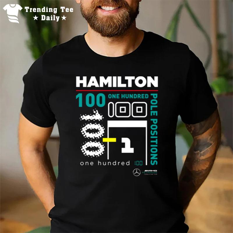 One Hundred Pole Positions Lewis Hamilton T-Shirt