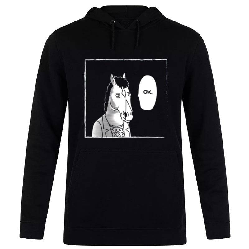 One Line Bojack Ok Bojack Horseman Hoodie