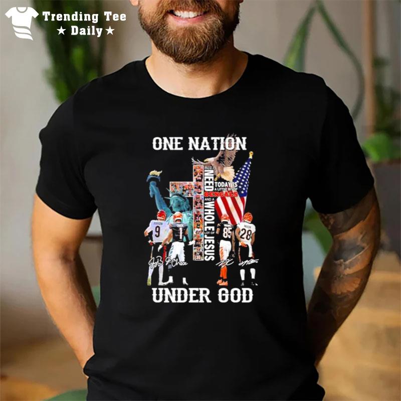 One Nation Under God Cincinnati Bengals 2022 T-Shirt