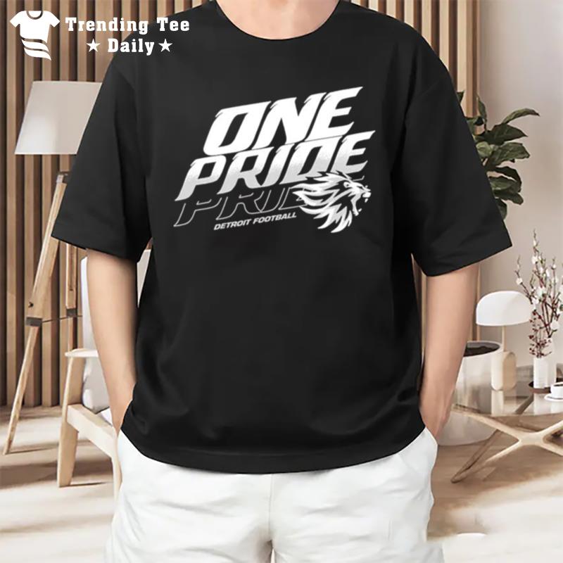 One Pride Detroit Lions T-Shirt