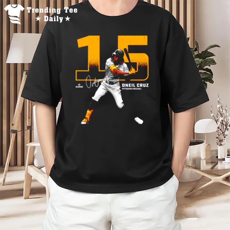 Oneil Cruz Pittsburgh Outline Baseball T-Shirt