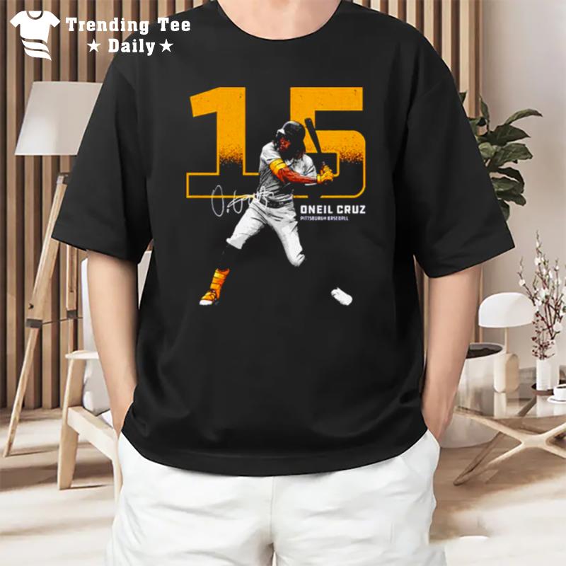 Oneil Cruz Pittsburgh Outline T-Shirt