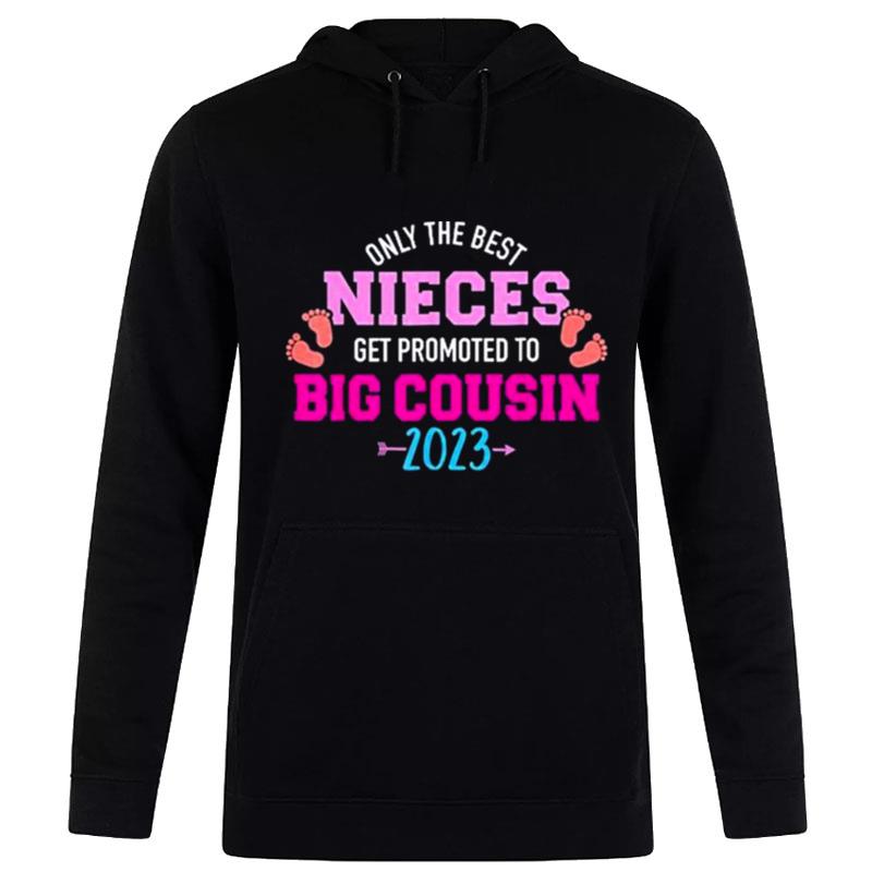 Only The Best Nieces Get Promoted To Big Cousin 2023 Hoodie