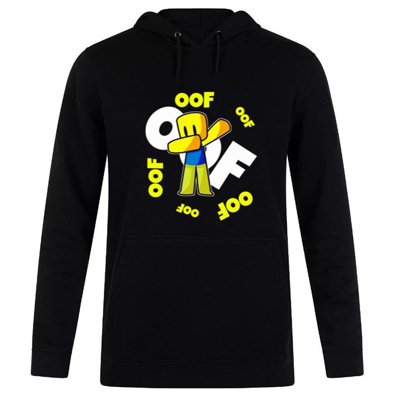 Oof Dabbing Noob Christmas For Gamers Youth Roblox Hoodie