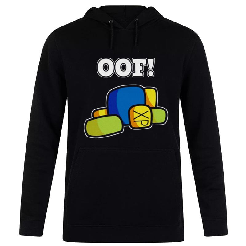 Oof Noob Funny Dank Meme Hand Drawn Gamer Youth Roblox Hoodie