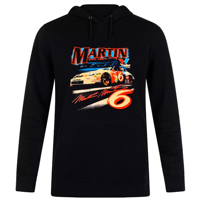 Open Track Ahead Retro Nascar Car Racing Mark Martin Hoodie