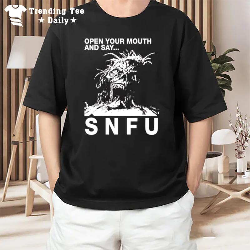 Open Your Mouth Snfu Vintage T-Shirt