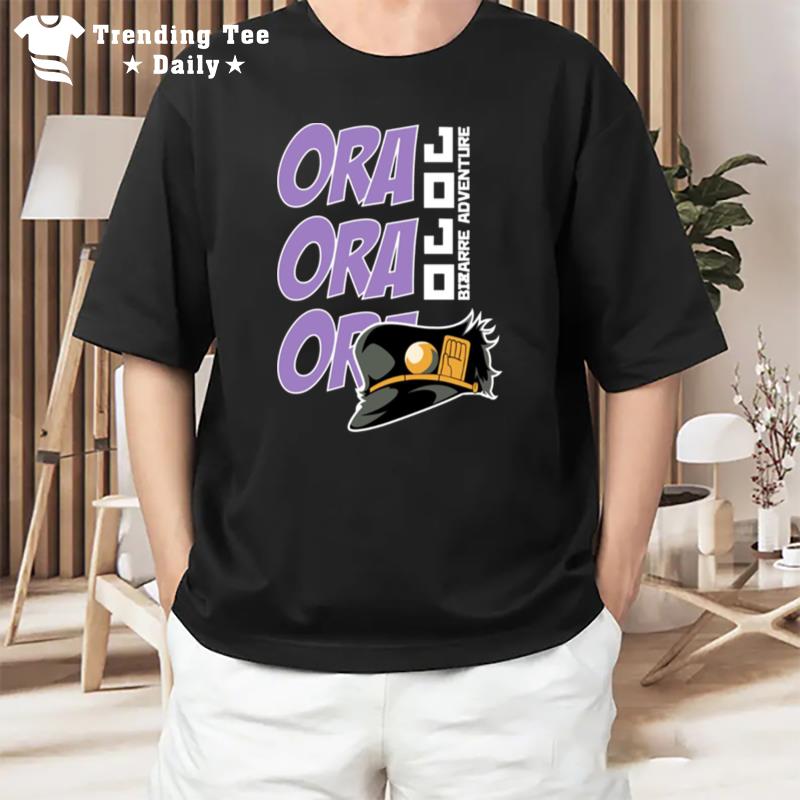 Ora Ora Ora Dark Jojo'S Bizarre Adventure T-Shirt