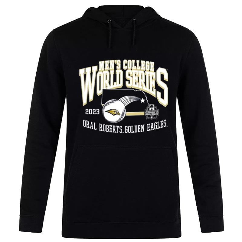 Oral Roberts Golden Eagles 2023 Ncaa Baseball College World Series Hoodie