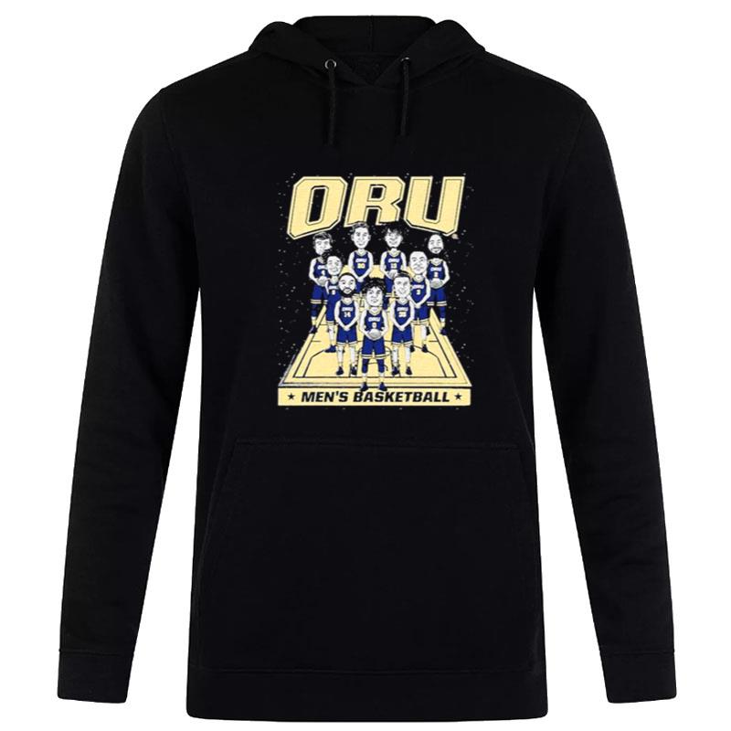 Oral Roberts Ncaa Basketball Team Caricatures Hoodie