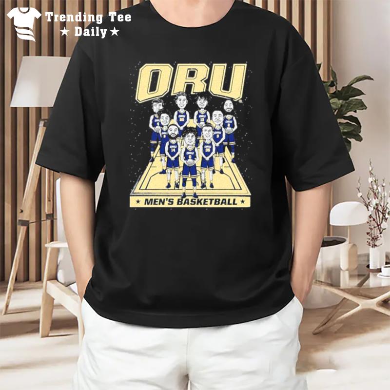 Oral Roberts Ncaa Basketball Team Caricatures T-Shirt