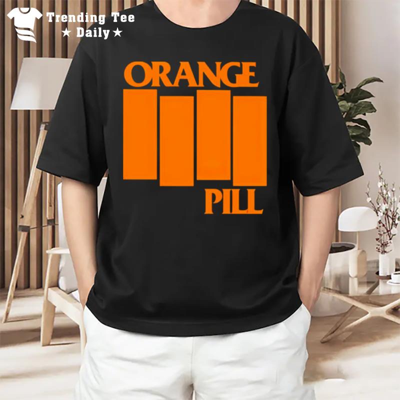 Orange Pill Flag T-Shirt