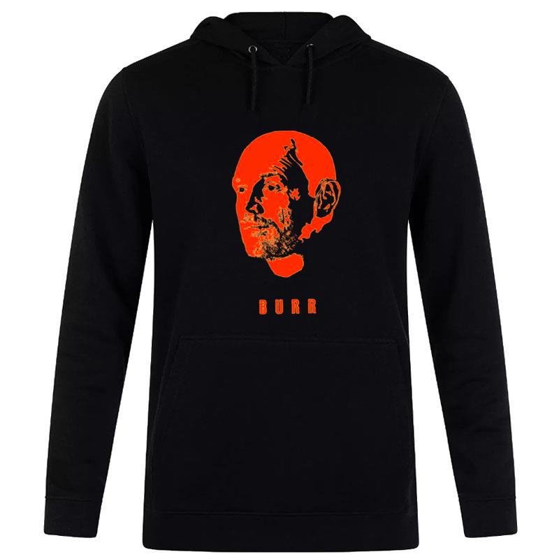 Orange Portrait Bill Burr Minimalis Hoodie