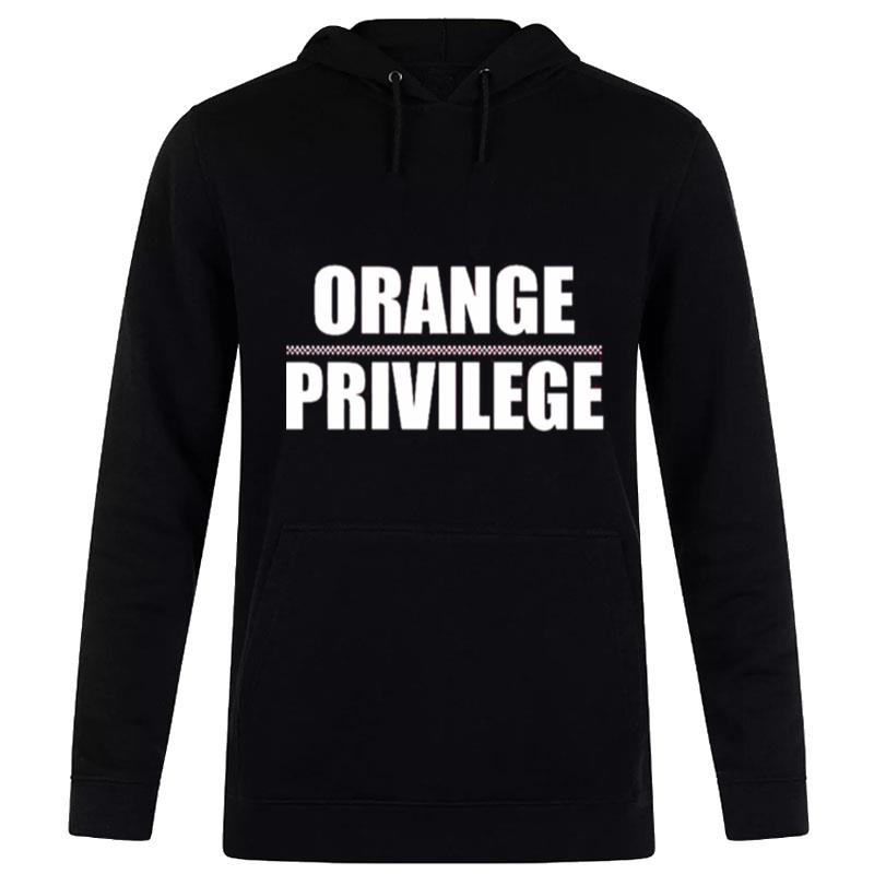 Orange Privilege Hoodie