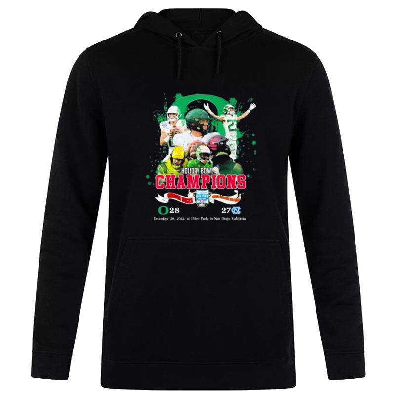 Oregon Ducks 2022 Holiday Bowl Champions 28 27 Finals Soccer Hoodie