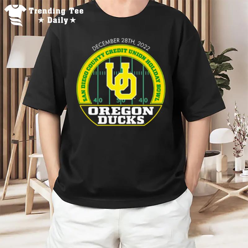 Oregon Ducks Sdccu Holiday Bowl 2022 T-Shirt