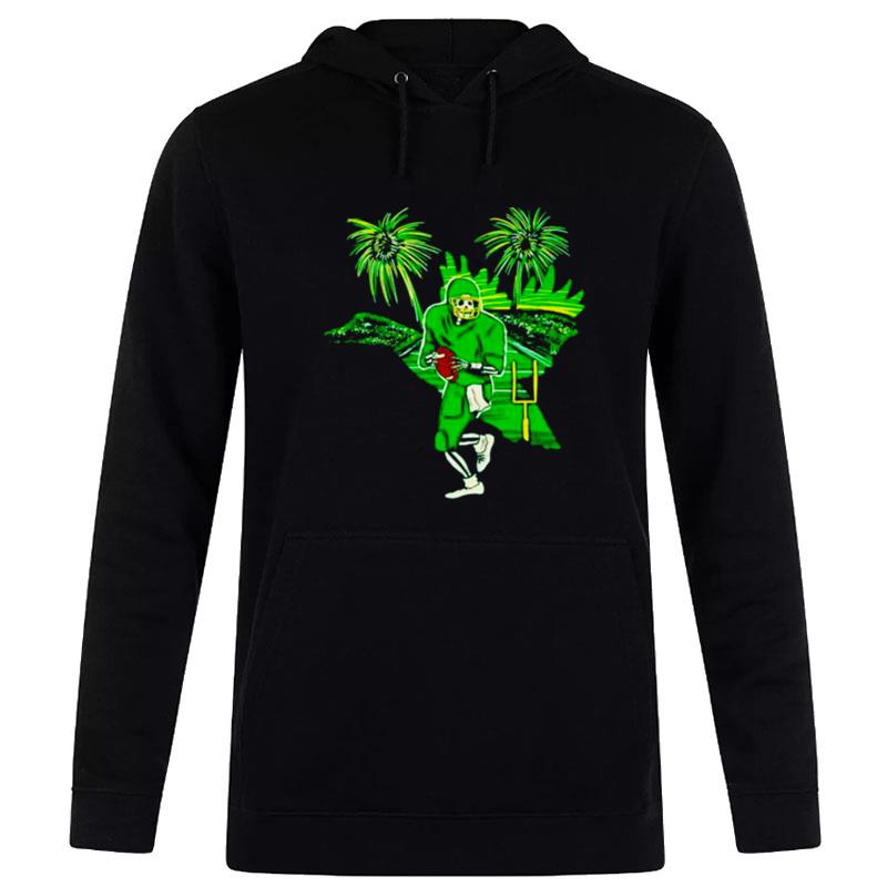 Oregon Ducks Skeleton Stadium Hoodie