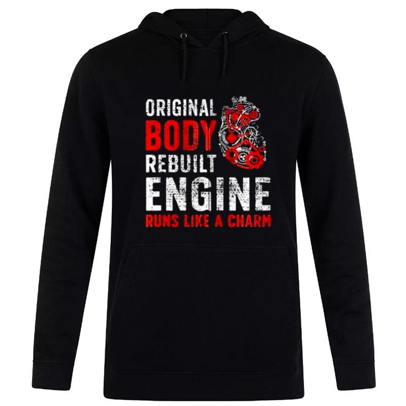 Original Body Rebuilt Engine Runs Like A Charm Open Heart Surgery Recovery Zip Hoodie