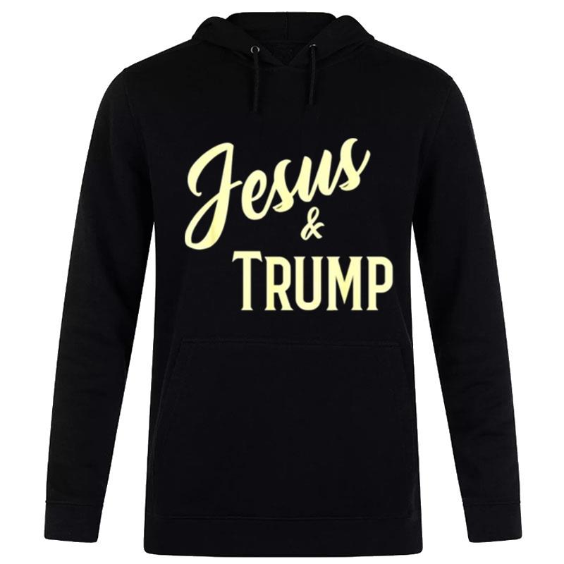 Original Jesus And Trump Hoodie