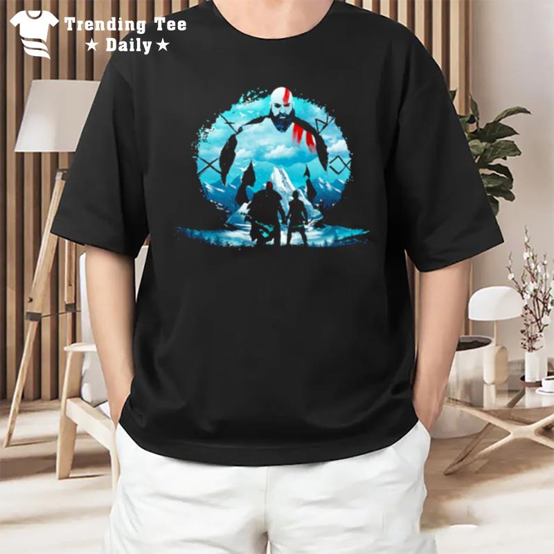 Original Kratos Landscape God Of War Ragnarok T-Shirt