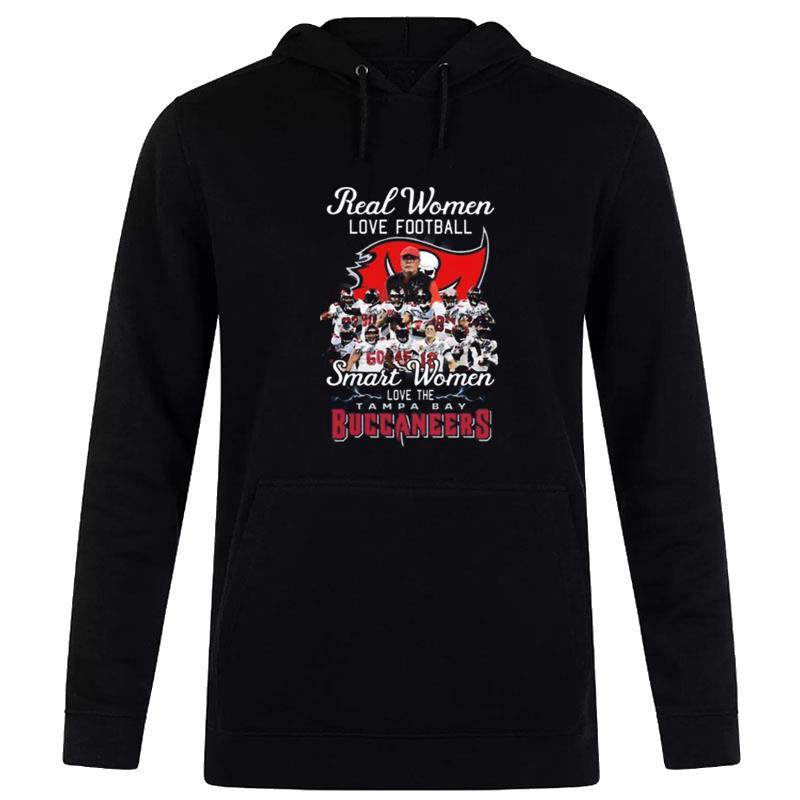 Original Real Women Love Football Smart Women Love The Tampa Bay Buccaneers Signatures 2022 Hoodie