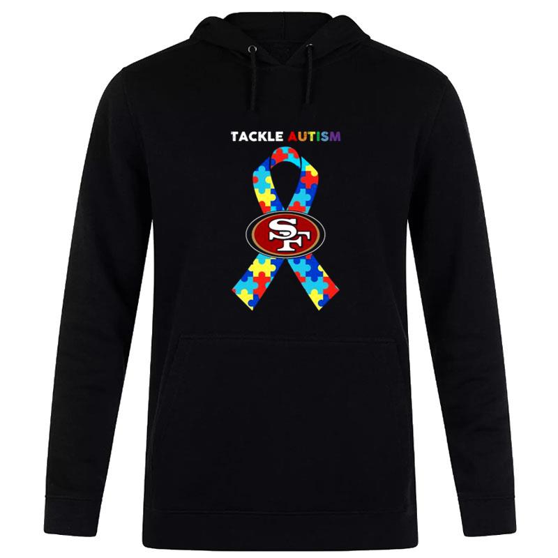 Original San Francisco 49Ers Tackle Autism Awareness Sweat Hoodie