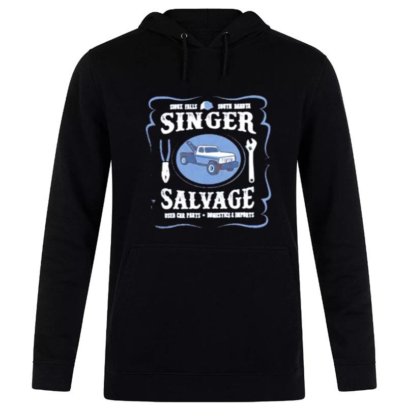 Original Sioux Falls South Dakota Singer Salvage Hoodie