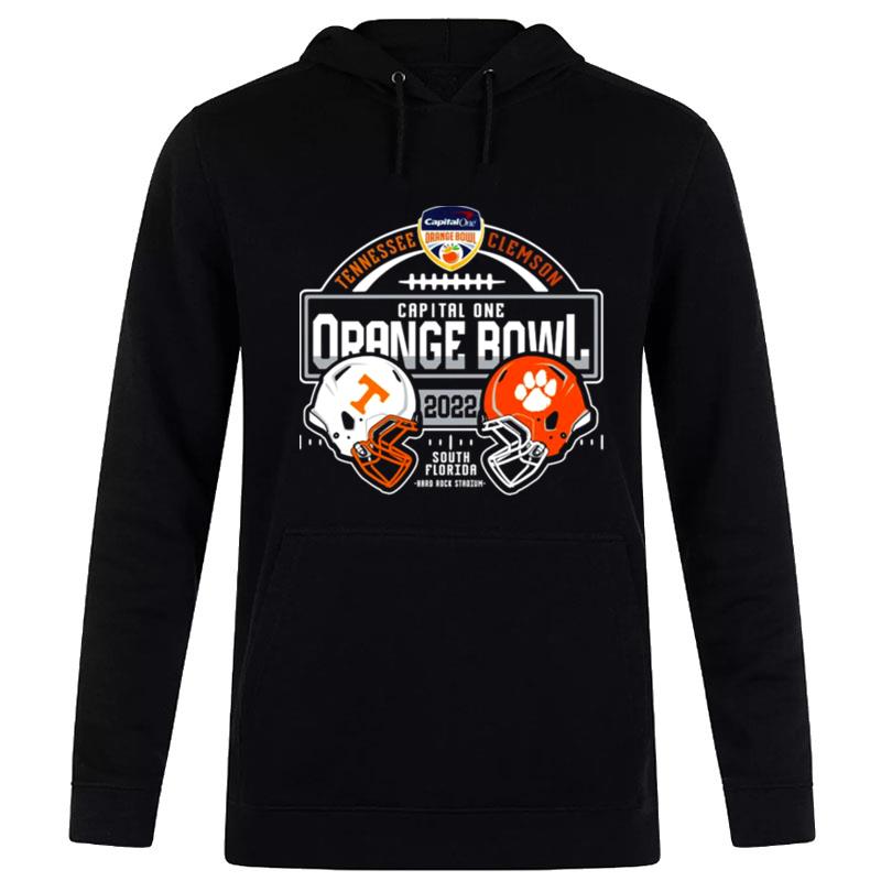 Original Tennessee Volunteers Vs Clemson Tigers Capital One Orange Bowl 2022 Hoodie