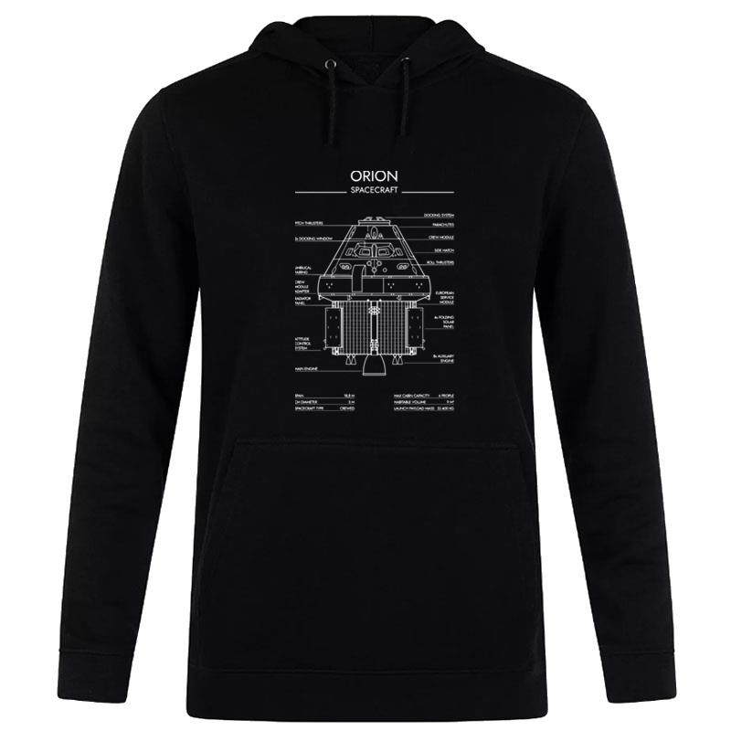 Orion Spacecraft Design Hoodie