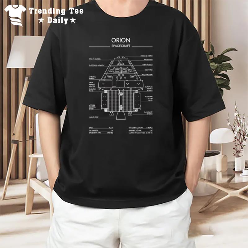 Orion Spacecraft Design T-Shirt