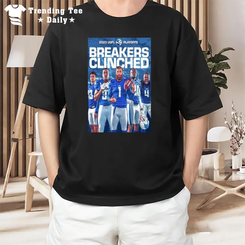 Orleans Breakers Clinched 2023 Usfl Playoffs T-Shirt