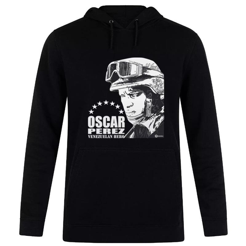 Oscar Perez Heroe Venezuelan 7 Stars Tee Resistance Hoodie