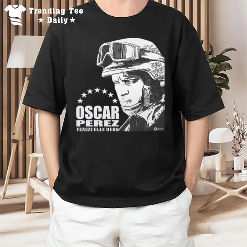 Oscar Perez Heroe Venezuelan 7 Stars Tee Resistance T-Shirt