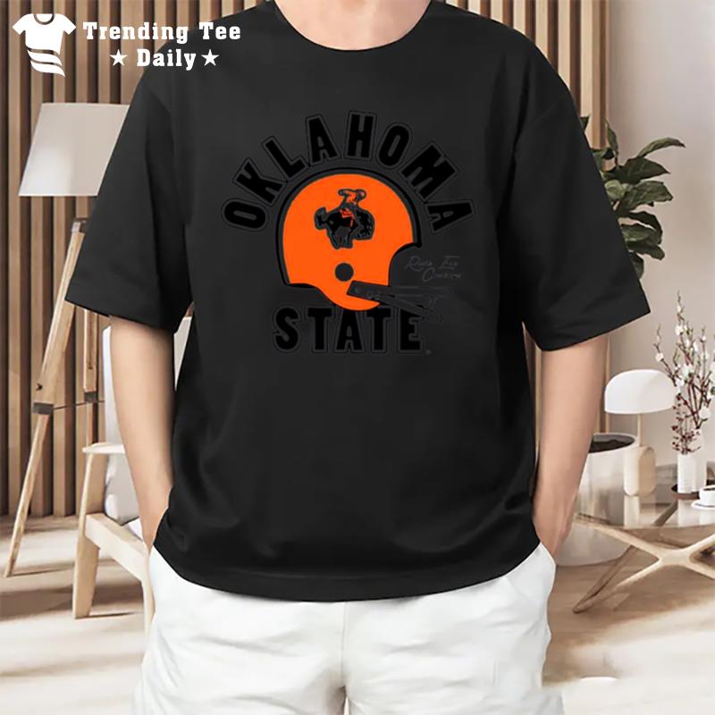 Osu Oklahoma State Throwback 1960S Helme T-Shirt