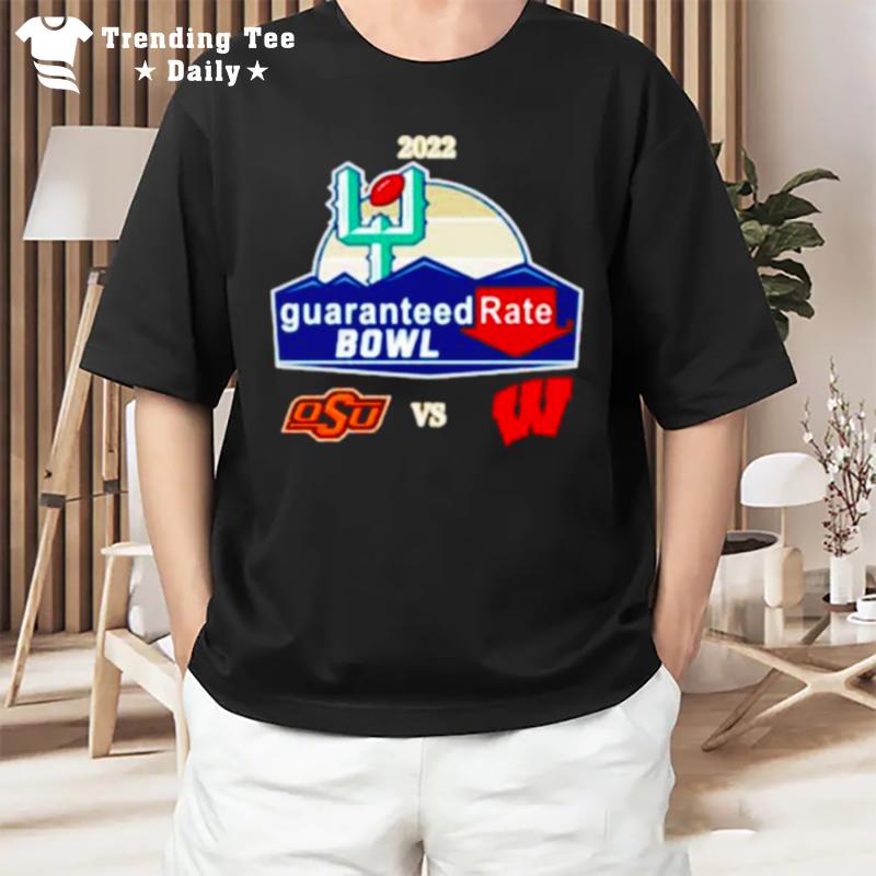 Osu Vs Winconsin Baders 2022 Guaranteed Rate Bowl T-Shirt